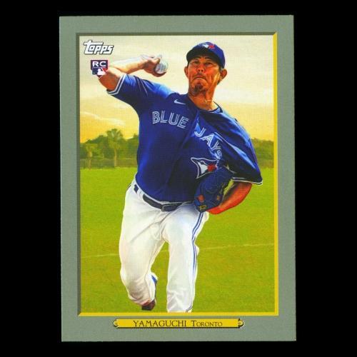 Shun Yamaguchi RC 2020 Topps Turkey Red Rookie Blue Jays