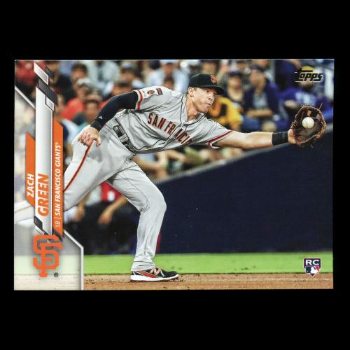 Zach Green RC 2020 Topps Rookie Giants