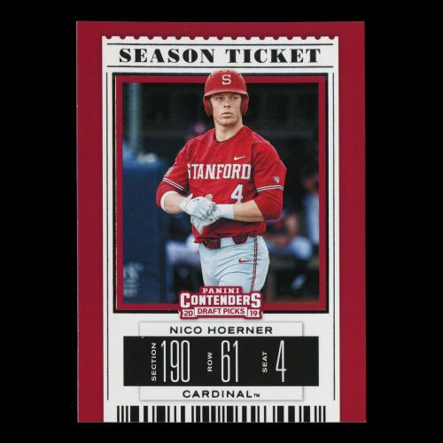 Nico Hoerner 2019 Contenders Draft Picks Season Ticket Cardinal