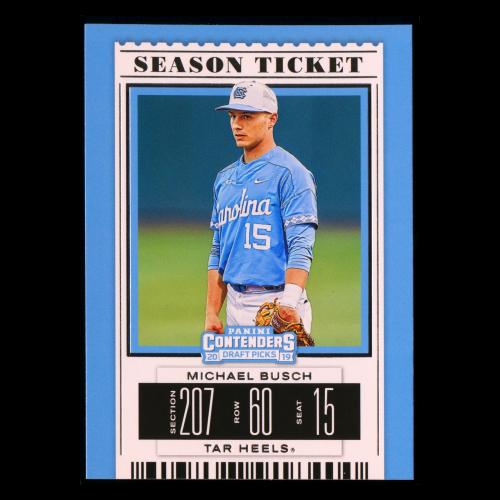 Michael Busch 2019 Contenders Draft Picks Season Ticket Tar Heels