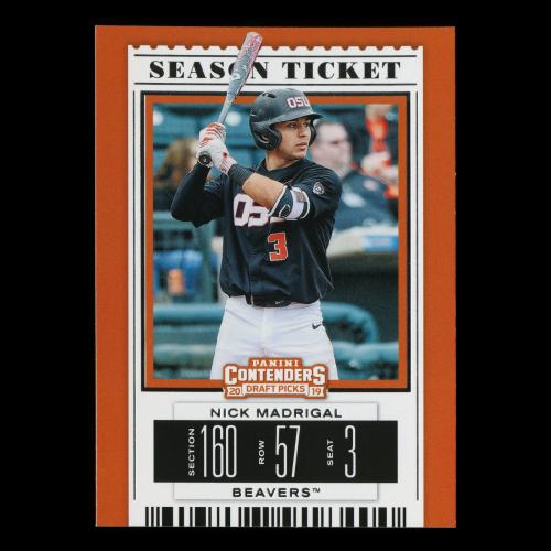 Nick Madrigal 2019 Contenders Draft Picks Season Ticket Beavers