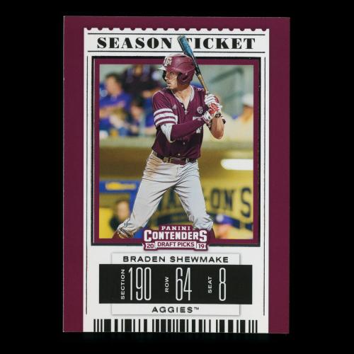 Braden Shwmake 2019 Contenders Draft Picks Season Ticket Aggies