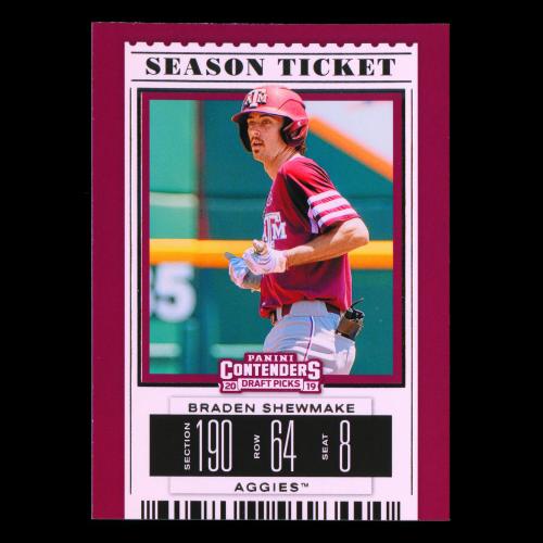 Braden Shwmake 2019 Contenders Draft Picks Season Ticket Aggies