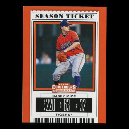 Casey Mize 2019 Contenders Draft Picks Season Ticket Tigers