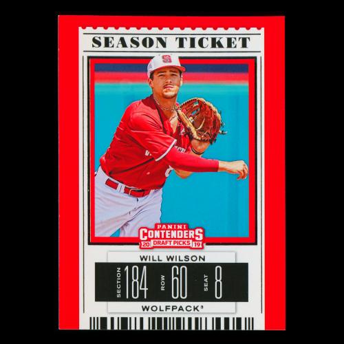 Will Wilson 2019 Contenders Draft Picks Season Ticket Wolfpack