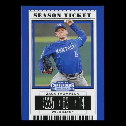 Zack Thompson 2019 Contenders Draft Picks Season Ticket Wildcats