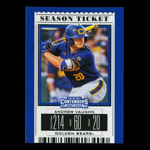 Andrew Vaughn 2019 Contenders Draft Picks Season Ticket Golden Bears