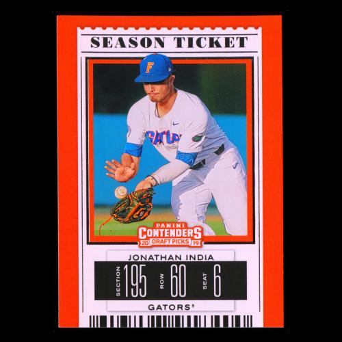 Jonathan India 2019 Contenders Draft Picks Season Ticket Gators