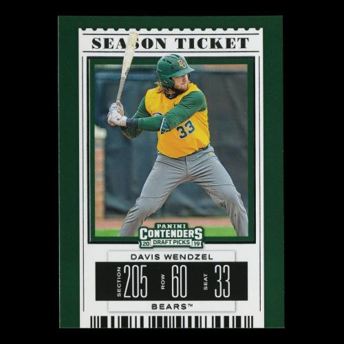 Davis Wendzel 2019 Contenders Draft Picks Season Ticket Bears