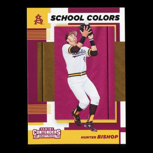 Hunter Bishop 2019 Contenders Draft Picks School Colors Sun Devils