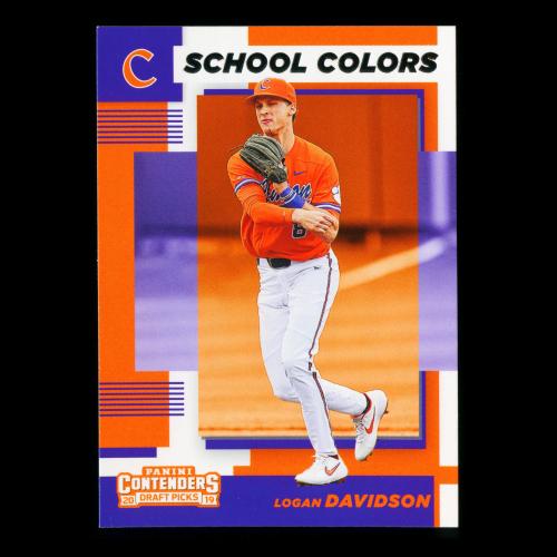 Logan Davidson 2019 Contenders Draft Picks School Colors Tigers