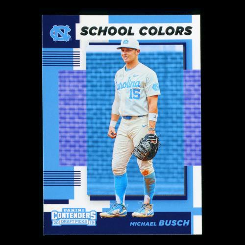 Michael Busch 2019 Contenders Draft Picks School Colors Tar Heels