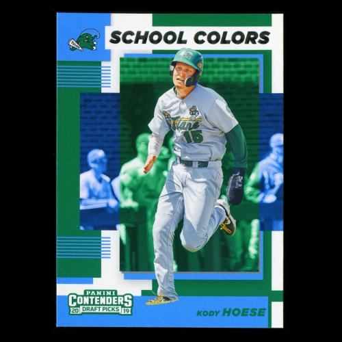 Kody Hoese 2019 Contenders Draft Picks School Colors Green Wave