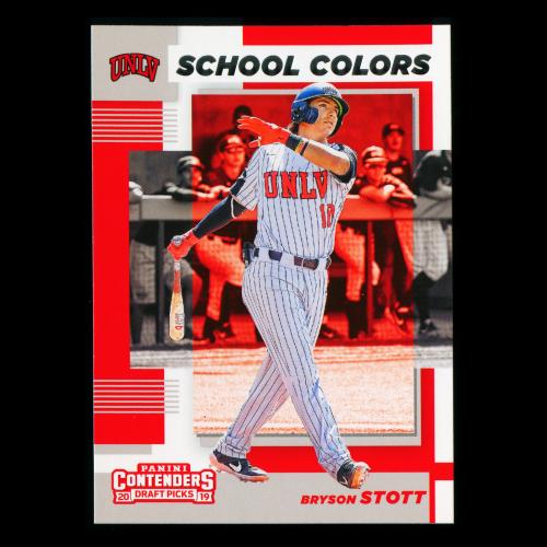 Bryson Stott 2019 Contenders Draft Picks School Colors Rebels