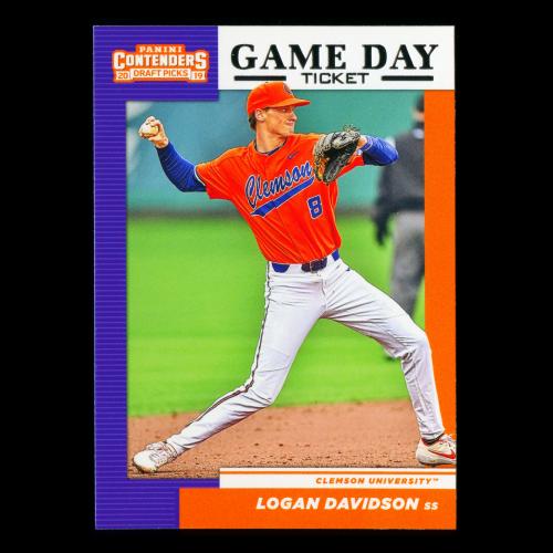 Logan Davidson 2019 Contenders Draft Picks Game Day Ticket Tigers