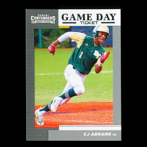 CJ Abrams 2019 Contenders Draft Picks Game Day Ticket Titans