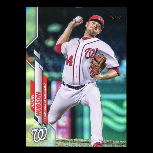 Daniel Hudson 2020 Topps Rainbow Foil Nationals
