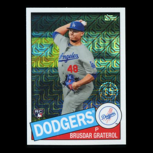 Brusdar Graterol RC 2020 Topps 1985 Retro Silver Pack Chrome Rookie Dodgers