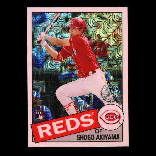 Shogo Akiyama RC 2020 Topps 1985 Retro Silver Pack Chrome Rookie Reds