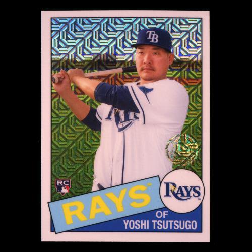 Yoshi Tsutsugo RC 2020 Topps 1985 Retro Silver Pack Chrome Rookie Rays
