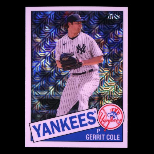 Gerrit Cole 2020 Topps 1985 Retro Silver Pack Chrome Yankees
