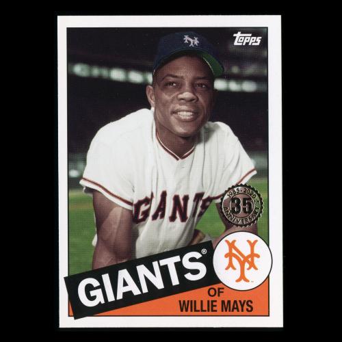 Willie Mays 2020 Topps 1985 Retro Giants