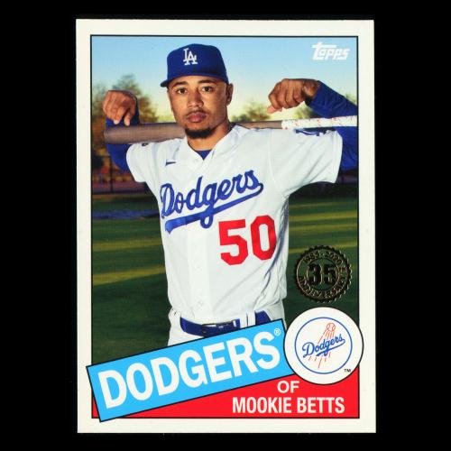 Mookie Betts 2020 Topps 1985 Retro Dodgers