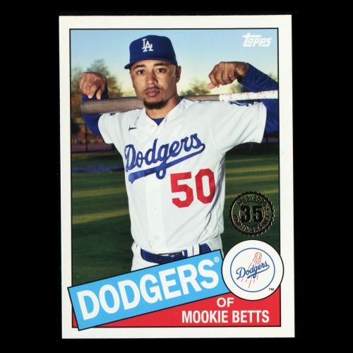 Mookie Betts 2020 Topps 1985 Retro Dodgers