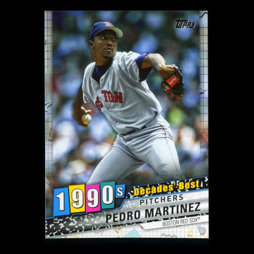 Pedro Martinez 2020 Topps Decades' Best Pitchers 1990s Red Sox