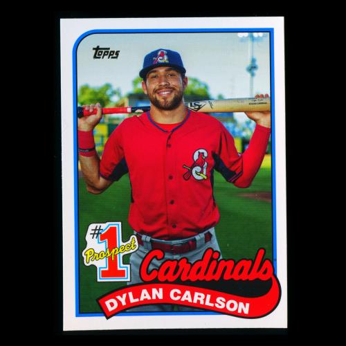 Dylan Carlson 2020 Topps 1989 Retro #1 Prospect Cardinals