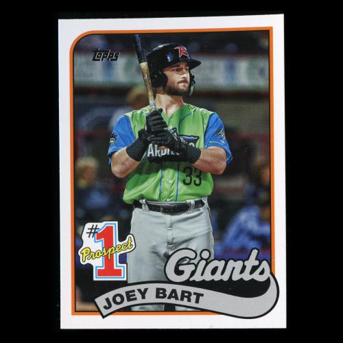 Joey Bart 2020 Topps 1989 Retro #1 Prospect Giants