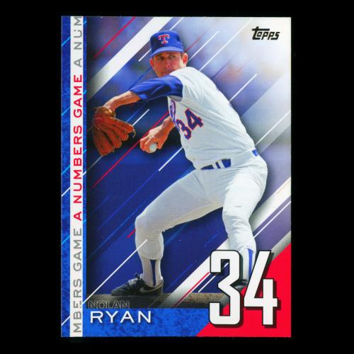 Nolan Ryan 2020 Topps A Numbers Game - 34 Rangers