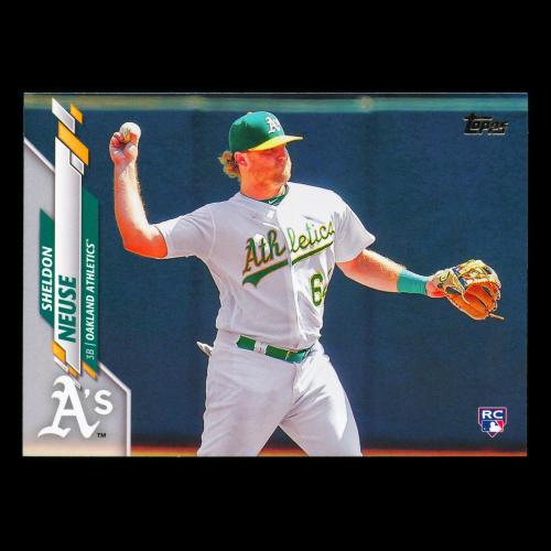 Sheldon Neuse RC 2020 Topps Rookie Athletics