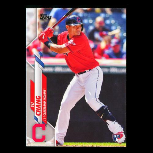 Yu Chang RC 2020 Topps Rookie Indians