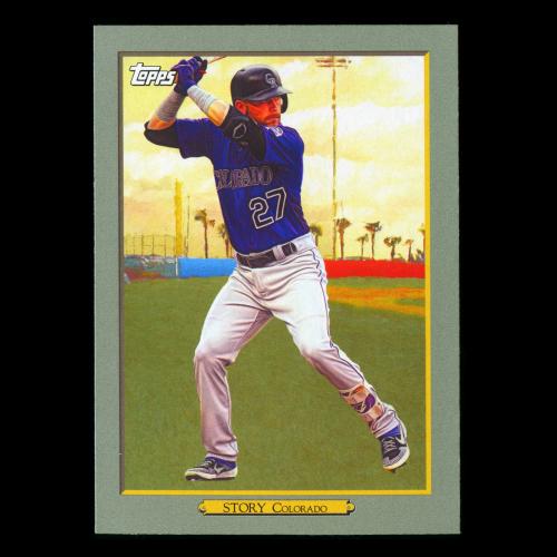 Trevor Story 2020 Topps Turkey Red Rockies