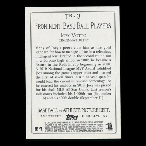 Joey Votto 2020 Topps Turkey Red Reds