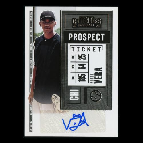 Norge Vera 2020 Contenders Prospect Ticket Auto White Sox