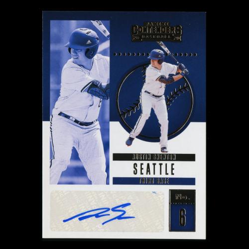 Austin Shenton 2020 Contenders Autographs Mariners