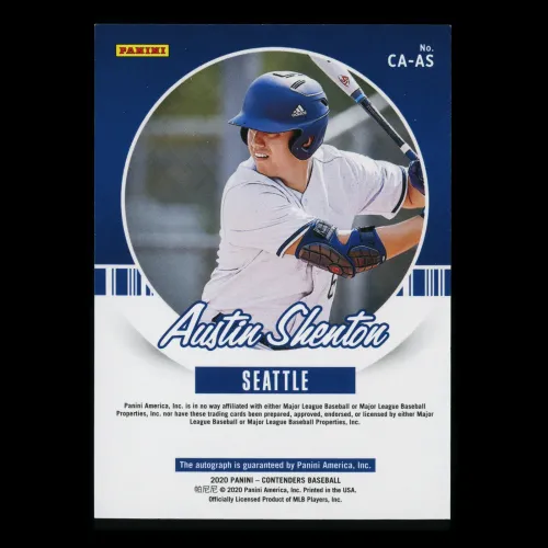 Austin Shenton 2020 Contenders Autographs Mariners