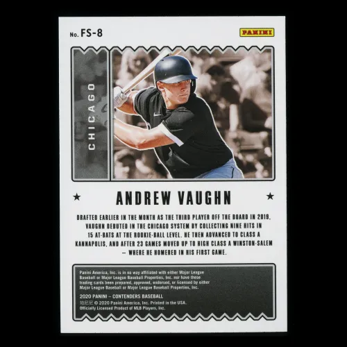 Andrew Vaughn 2020 Contenders Future Stars White Sox