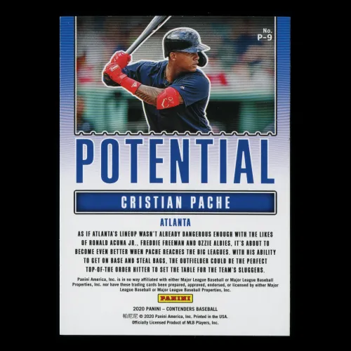 Cristian Pache 2020 Contenders Potential Braves