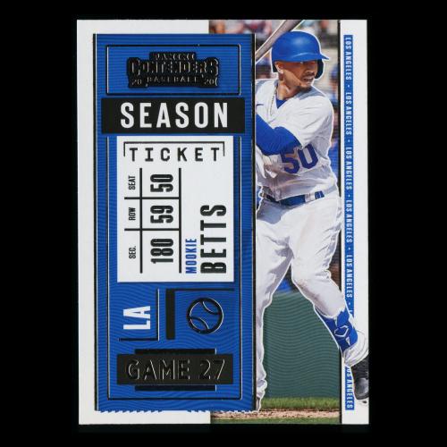 Mookie Betts 2020 Contenders Season Ticket Dodgers