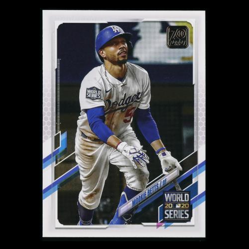 Mookie Betts 2021 Topps 2020 World Series Dodgers