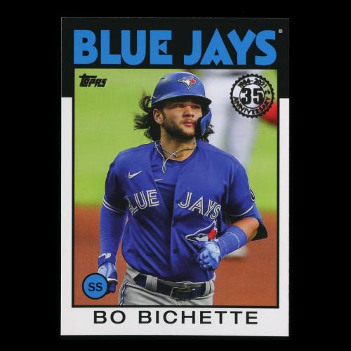 Bo Bichette 2021 Topps 1986 Retro Blue Jays
