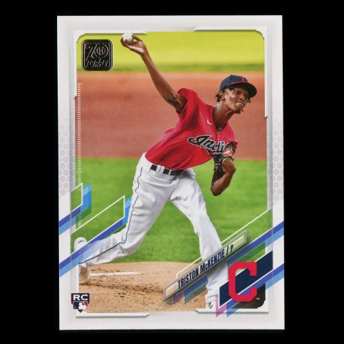 Triston McKenzie RC 2021 Topps Rookie Indians