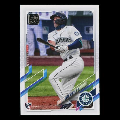 Evan White RC 2021 Topps Rookie Mariners