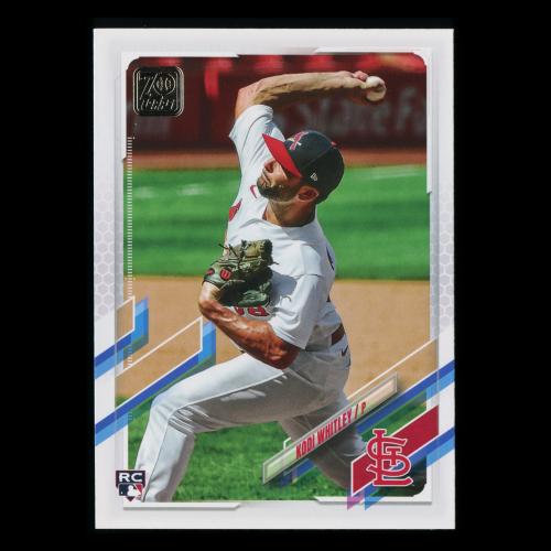 Kodi Whitley RC 2021 Topps Rookie Cardinals