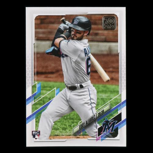 Eddy Alvarez RC 2021 Topps Rookie Marlins