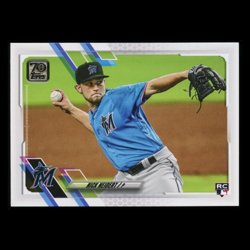 Nick Neidert RC 2021 Topps Rookie Marlins