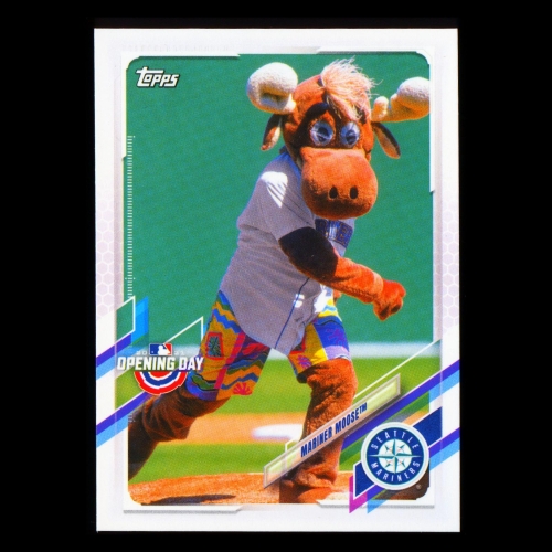 Mariner Moose 2021 Topps Opening Day Mascot Mariners